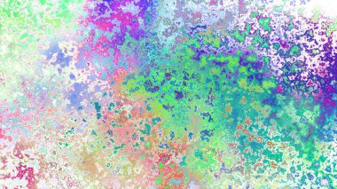 Soyut pas benzeri organik doku, canlı mermer renkler, paslanmış metal yüzey etkisi ve anlamlı kaotik desen.