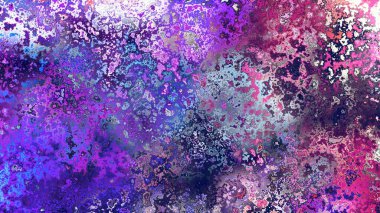 Soyut pas benzeri organik doku, canlı mermer renkler, paslanmış metal yüzey etkisi ve anlamlı kaotik desen.