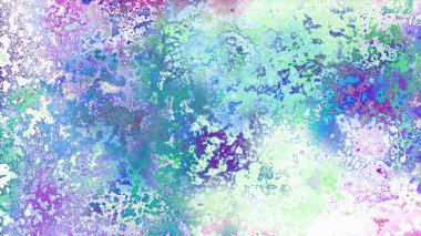 Soyut pas benzeri organik doku, canlı mermer renkler, paslanmış metal yüzey etkisi ve anlamlı kaotik desen.