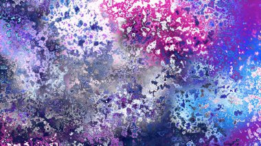 Soyut pas benzeri organik doku, canlı mermer renkler, paslanmış metal yüzey etkisi ve anlamlı kaotik desen.