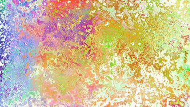 Soyut pas benzeri organik doku, canlı mermer renkler, paslanmış metal yüzey etkisi ve anlamlı kaotik desen.