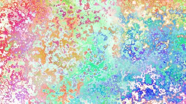 Soyut pas benzeri organik doku, canlı mermer renkler, paslanmış metal yüzey etkisi ve anlamlı kaotik desen.