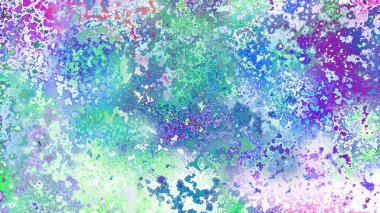 Soyut pas benzeri organik doku, canlı mermer renkler, paslanmış metal yüzey etkisi ve anlamlı kaotik desen.