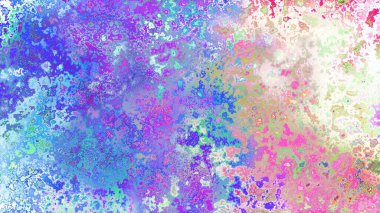 Soyut pas benzeri organik doku, canlı mermer renkler, paslanmış metal yüzey etkisi ve anlamlı kaotik desen.