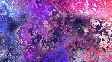 Soyut pas benzeri organik doku, canlı mermer renkler, paslanmış metal yüzey etkisi ve anlamlı kaotik desen.