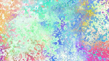 Soyut pas benzeri organik doku, canlı mermer renkler, paslanmış metal yüzey etkisi ve anlamlı kaotik desen.