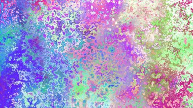 Soyut pas benzeri organik doku, canlı mermer renkler, paslanmış metal yüzey etkisi ve anlamlı kaotik desen.