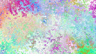 Soyut pas benzeri organik doku, canlı mermer renkler, paslanmış metal yüzey etkisi ve anlamlı kaotik desen.