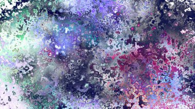 Soyut pas benzeri organik doku, canlı mermer renkler, paslanmış metal yüzey etkisi ve anlamlı kaotik desen.