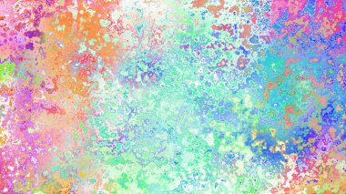 Soyut pas benzeri organik doku, canlı mermer renkler, paslanmış metal yüzey etkisi ve anlamlı kaotik desen.