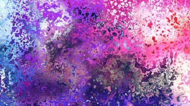 Soyut pas benzeri organik doku, canlı mermer renkler, paslanmış metal yüzey etkisi ve anlamlı kaotik desen.