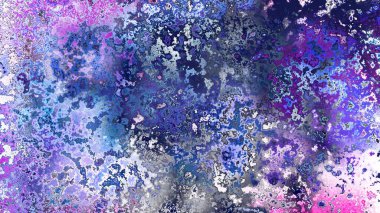 Soyut pas benzeri organik doku, canlı mermer renkler, paslanmış metal yüzey etkisi ve anlamlı kaotik desen.