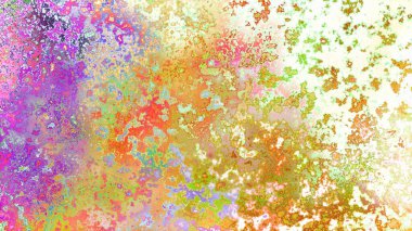 Soyut pas benzeri organik doku, canlı mermer renkler, paslanmış metal yüzey etkisi ve anlamlı kaotik desen.