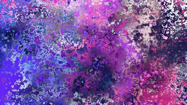 Soyut pas benzeri organik doku, canlı mermer renkler, paslanmış metal yüzey etkisi ve anlamlı kaotik desen.