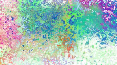 Soyut pas benzeri organik doku, canlı mermer renkler, paslanmış metal yüzey etkisi ve anlamlı kaotik desen.