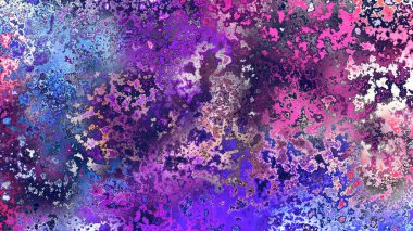 Soyut pas benzeri organik doku, canlı mermer renkler, paslanmış metal yüzey etkisi ve anlamlı kaotik desen.