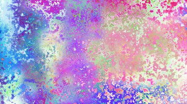 Soyut pas benzeri organik doku, canlı mermer renkler, paslanmış metal yüzey etkisi ve anlamlı kaotik desen.