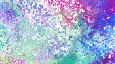 Soyut pas benzeri organik doku, canlı mermer renkler, paslanmış metal yüzey etkisi ve anlamlı kaotik desen.