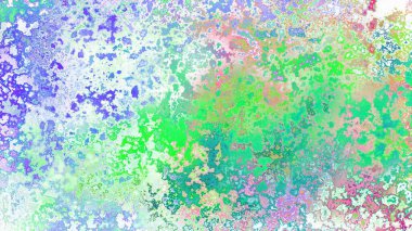 Soyut pas benzeri organik doku, canlı mermer renkler, paslanmış metal yüzey etkisi ve anlamlı kaotik desen.