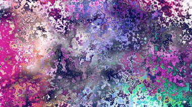 Soyut pas benzeri organik doku, canlı mermer renkler, paslanmış metal yüzey etkisi ve anlamlı kaotik desen.