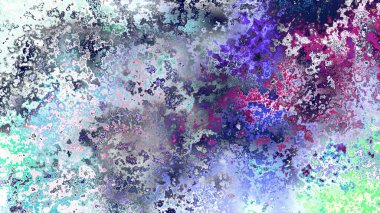 Soyut pas benzeri organik doku, canlı mermer renkler, paslanmış metal yüzey etkisi ve anlamlı kaotik desen.