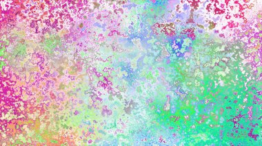 Soyut pas benzeri organik doku, canlı mermer renkler, paslanmış metal yüzey etkisi ve anlamlı kaotik desen.