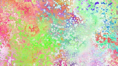 Soyut pas benzeri organik doku, canlı mermer renkler, paslanmış metal yüzey etkisi ve anlamlı kaotik desen.