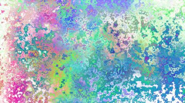 Soyut pas benzeri organik doku, canlı mermer renkler, paslanmış metal yüzey etkisi ve anlamlı kaotik desen.