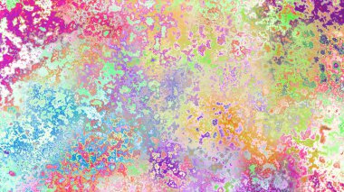 Soyut pas benzeri organik doku, canlı mermer renkler, paslanmış metal yüzey etkisi ve anlamlı kaotik desen.