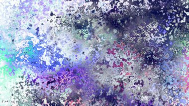 Soyut pas benzeri organik doku, canlı mermer renkler, paslanmış metal yüzey etkisi ve anlamlı kaotik desen.