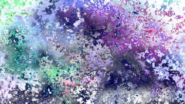 Soyut pas benzeri organik doku, canlı mermer renkler, paslanmış metal yüzey etkisi ve anlamlı kaotik desen.