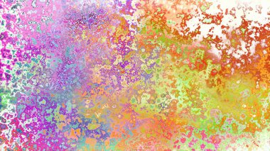 Soyut pas benzeri organik doku, canlı mermer renkler, paslanmış metal yüzey etkisi ve anlamlı kaotik desen.