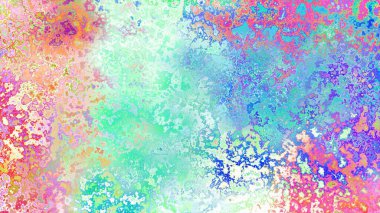 Soyut pas benzeri organik doku, canlı mermer renkler, paslanmış metal yüzey etkisi ve anlamlı kaotik desen.