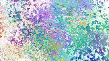 Soyut pas benzeri organik doku, canlı mermer renkler, paslanmış metal yüzey etkisi ve anlamlı kaotik desen.