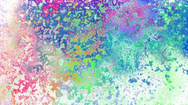 Soyut pas benzeri organik doku, canlı mermer renkler, paslanmış metal yüzey etkisi ve anlamlı kaotik desen.