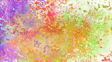 Soyut pas benzeri organik doku, canlı mermer renkler, paslanmış metal yüzey etkisi ve anlamlı kaotik desen.