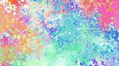 Soyut pas benzeri organik doku, canlı mermer renkler, paslanmış metal yüzey etkisi ve anlamlı kaotik desen.