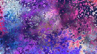 Soyut pas benzeri organik doku, canlı mermer renkler, paslanmış metal yüzey etkisi ve anlamlı kaotik desen.