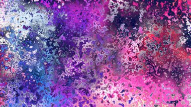 Soyut pas benzeri organik doku, canlı mermer renkler, paslanmış metal yüzey etkisi ve anlamlı kaotik desen.