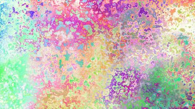 Soyut pas benzeri organik doku, canlı mermer renkler, paslanmış metal yüzey etkisi ve anlamlı kaotik desen.