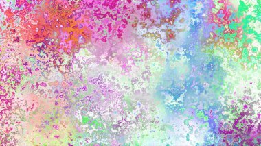 Soyut pas benzeri organik doku, canlı mermer renkler, paslanmış metal yüzey etkisi ve anlamlı kaotik desen.