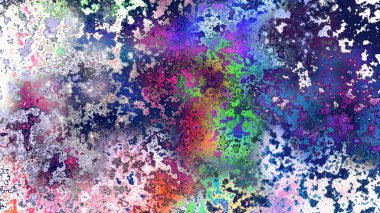 Soyut pas benzeri organik doku, canlı mermer renkler, paslanmış metal yüzey etkisi ve anlamlı kaotik desen.