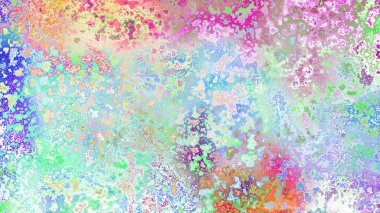 Soyut pas benzeri organik doku, canlı mermer renkler, paslanmış metal yüzey etkisi ve anlamlı kaotik desen.