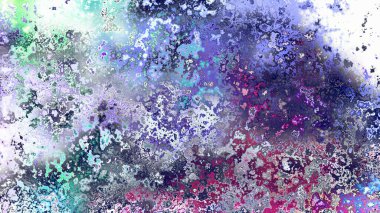 Soyut pas benzeri organik doku, canlı mermer renkler, paslanmış metal yüzey etkisi ve anlamlı kaotik desen.