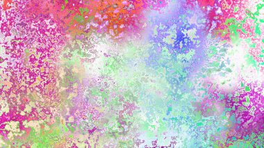 Soyut pas benzeri organik doku, canlı mermer renkler, paslanmış metal yüzey etkisi ve anlamlı kaotik desen.