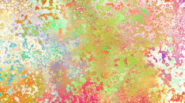 Soyut pas benzeri organik doku, canlı mermer renkler, paslanmış metal yüzey etkisi ve anlamlı kaotik desen.