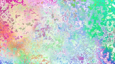 Soyut pas benzeri organik doku, canlı mermer renkler, paslanmış metal yüzey etkisi ve anlamlı kaotik desen.