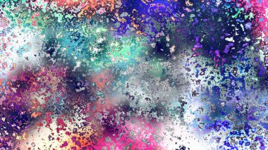 Soyut pas benzeri organik doku, canlı mermer renkler, paslanmış metal yüzey etkisi ve anlamlı kaotik desen.