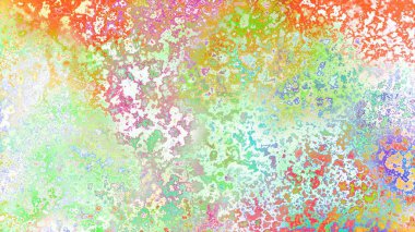 Soyut pas benzeri organik doku, canlı mermer renkler, paslanmış metal yüzey etkisi ve anlamlı kaotik desen.