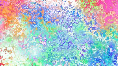 Soyut pas benzeri organik doku, canlı mermer renkler, paslanmış metal yüzey etkisi ve anlamlı kaotik desen.